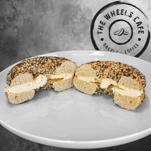 thewheelscafe_Simply Buttered Bagel Simply Buttered
